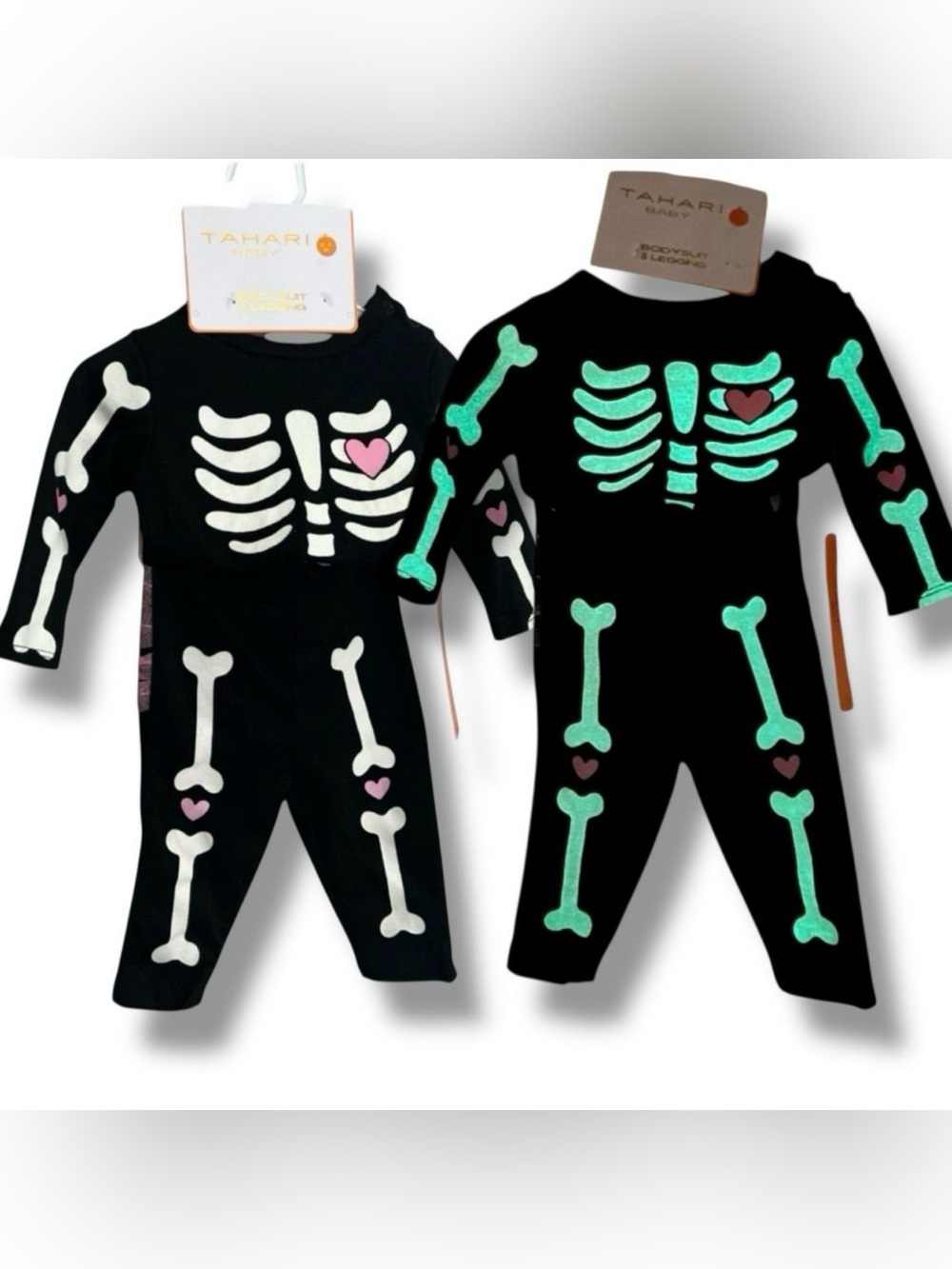 Baby Skeleton Costume Halloween Pajamas 3 to 6 Months